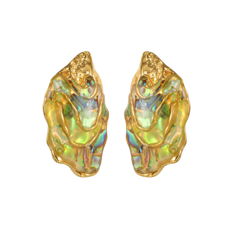 Aretes concha de Abulon